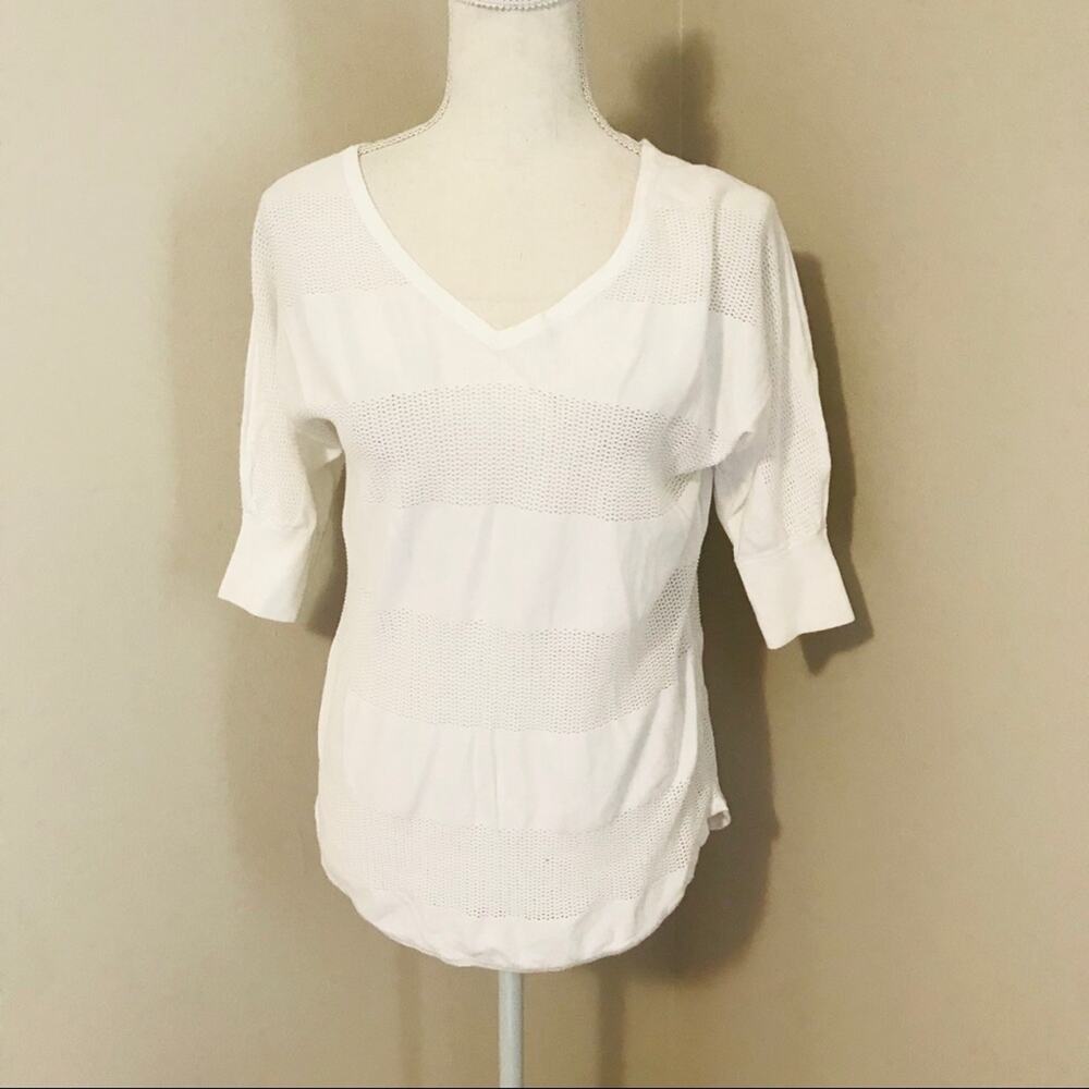Ann Taylor Short Sleeve Sweater Top
